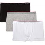 Tommy Hilfiger 3P Trunk Boxer, Noir (Black/Grey Heather/White 004), X-Large (Taille Fabricant: XL) (Lot de 3) Homme