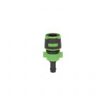 Ribimex Raccord rapide libre cannelé bi-matière pour tuyau diamètre 13 mm