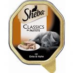 Sheba 44x85g Classics canard, poulet - Nourriture pour Chat