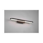 Boutica-design Applique Salle de Bain IP44 Gianni Noir mat 1x22W SMD LED