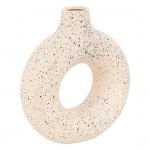 Vase céramique Florie Blanc et Noir