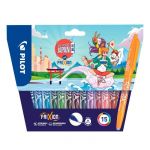 Pilot Pochette de 15 stylos roller effa&ccedil;ables Couleurs assorties