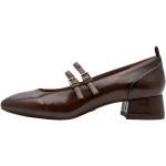 Tamaris Damen Pump with Strap 1-22318-43, Pompe Femme, Brown Uni, 37 EU, Marron uni, 37 EU