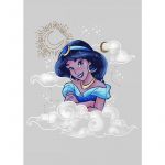 Aladdin Poster Disney - Jasmine portrait dans les nuages 40 cm x 50 cm