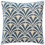 Atmosphera Housse de Coussin "Chen Art" 40x40cm Bleu