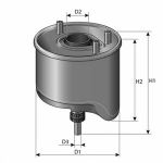 Purflux Filtre à carburant CS762 d'origine