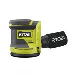 Ryobi ONE+ Ponceuse excentrique 18 Volts 125 mm + 3 abrasifs - RROS18-0