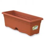 Jardinière avec réserve en plastique 50 x 20 cm