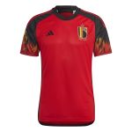 Adidas Belgique Maillot Domicile Coupe Du Monde 2022, pointure Medium - Rouge - Taille Medium