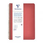 Clairefontaine 785362C - Carnet Age Bag 14,8 x 21 cm, 100 pages 90 g/m² reliure intégrale, couv. rouge, ligné
