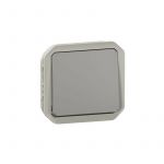 Legrand Interrupteur va-et-vient &eacute;tanche &agrave; assembler Plexo, gris