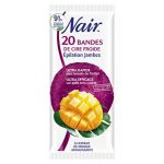 Nair 20 bandes de cire frode épilation jambes