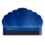 Tête de Lit en Velours "S lly" 160cm Bleu Prix