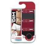 DIM Boxer Homme Noir/rouge/gris T3 - Le Lot De 3 Boxers