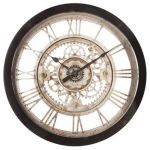 Horloge Murale "M&eacute;ca" 61cm Noir Prix