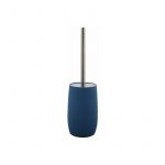 MSV Brosse Wc avec support AS Soft Touch ASTI Bleu Fonce
