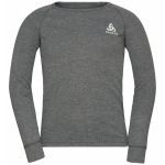 Odlo Active Warm Plus Top Crew Neck L/S Kids, gris 164 Hauts thermiques ski