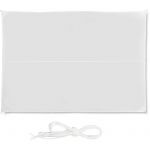 Relaxdays Voile d'ombrage rectangle diffuseur d'ombre protection soleil 3 x 4 m jardin UV terrasse imperméable, blanc