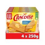 Lu Cracotte céréales complètes 250g - Lot de 4