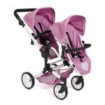 Bayer Chic 2000 Poussette de poupée Linus Duo Jeans rose