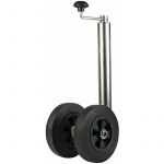 Calima Roue dappui pour remorque Doppel Stützrad 48 mm 46013 pneu plein 1 pc(s)