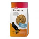 Beaphar Pâtée Universelle pour Oiseaux – Aliment complémentaire pour Les Oiseaux Insectivores & frugivores – Très appètent – Contient des Fruits et des vers de Farine séchés – 1kg