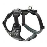 Hunter Harnais pour Chien Divo Réfléchissant Noir/Gris Taille XS (34-47 cm)
