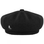 Kangol Wool Jax Béret, Noir, S Mixte