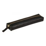 Clairefontaine Flying Spirit trousse en cuir Noir Mini 19x4x2,5cm - Noir - Lot de 8