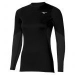 Mizuno Maillot col rond manches longues femme Breath Thermo Merino Wool