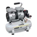 Mecafer Compresseur silencieux - 425513 - 6L - 0,5HP - Gris