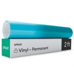 Cricut Vinyle thermosensible adhésif permanent - Bleu Froid - 30,5 x 60 cm