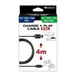 Subsonic Câble Charge & Play XXL Manette PS4/Xbox One 4m