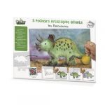 Créa Lign - Pochoirs artistiques géants "Les dinosaures"