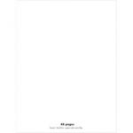 Cahier éco piqué couverture polypro 48 pages 24 x 32 cm 90g grands carreaux incolore