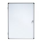 Bi-office Enclore Tableau d'affichage vitrine d'intérieur magnétique 500 x 674 mm Blanc