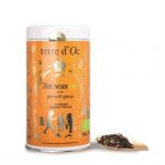 Terre d'Oc Boîte de thé Noir Poire & Epices 100g