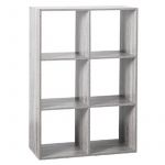 Etagère Mix 6 cases Grise