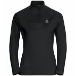 Odlo Essential Ceramiwarm Midlayer 1/2 Zip Women, noir S Hauts running hiver