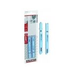 Kreator KRT045030 - Lames de scies sauteuses HSS pour métaux Longueur 75 mm Fixation U Denture 12 tpi Pas de 2 mm