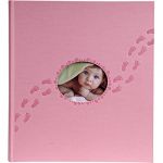 Exacompta 12202E - Album photos Piloo 29x32 cm, 60p. ivoire/300 photos, reliure livre, rose