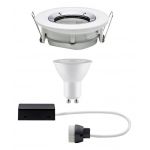 Paulmann Luminaire encastrable pour salle de bain GU10 92903 blanc chaud 7 W Nova blanc (mat), chrome