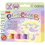 Instant Educa Sticks de gouache solide Playcolor - Coloris pastel - 6 pcs