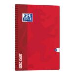 Oxford 100107287 - Cahier Openflex rel. intégrale A4 180 pages 90g/m², Grands carreaux, assortis