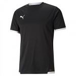 Puma T-shirt à Manches Courtes Teamliga 7-8 Years Black / Black
