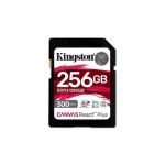 Kingston Memory card SD 256GB Canvas React Plus 300/260 UHS-II U3 - 0740617301977