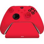 Razer Universal Quick Charging Stand (Pulse Red) - Support de chargement rapide pour manettes de Xbox (Chargement rapide, compatibilité universelle pour manettes nouvelles et anciennes) Rouge