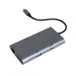 Accsup Hub USB HUB USB-C 7 EN 1 100W GRIS ANTHRACITE