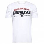 BUDWEISER Classic Hommes T-shirt POMTS343WHT