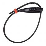 Zéfal K-Traz Zip3 Sangle Antivol de Selle, Roues ou Accessoires Velo Unisex-Adult, Noir, 135 x 210 x 15 mm